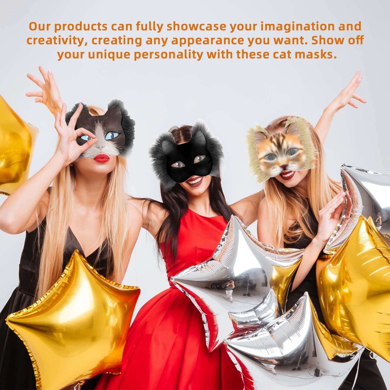 Máscaras de gato DIY 6 unidades con accesorios completos, máscaras blancas para pintar con pinceles, purpurina y pinturas, tamaño ajustable, manualidades creativas para fiestas y disfraces