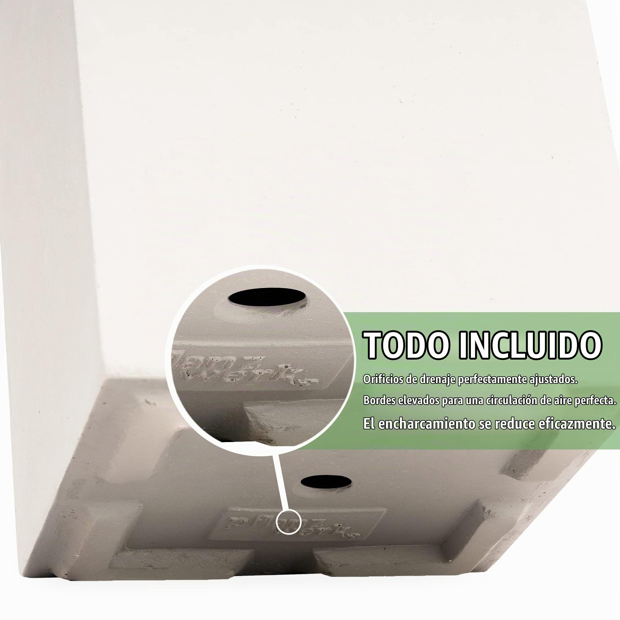 Pflanzwerk® Maceta Cube Arena 38x44x44cm *Resistente a Las heladas* *Protección UV* *Calidad Europeo*