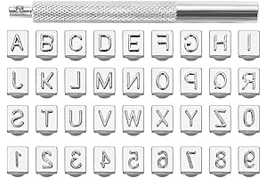 Yoption Leather Letter Stamping Tools