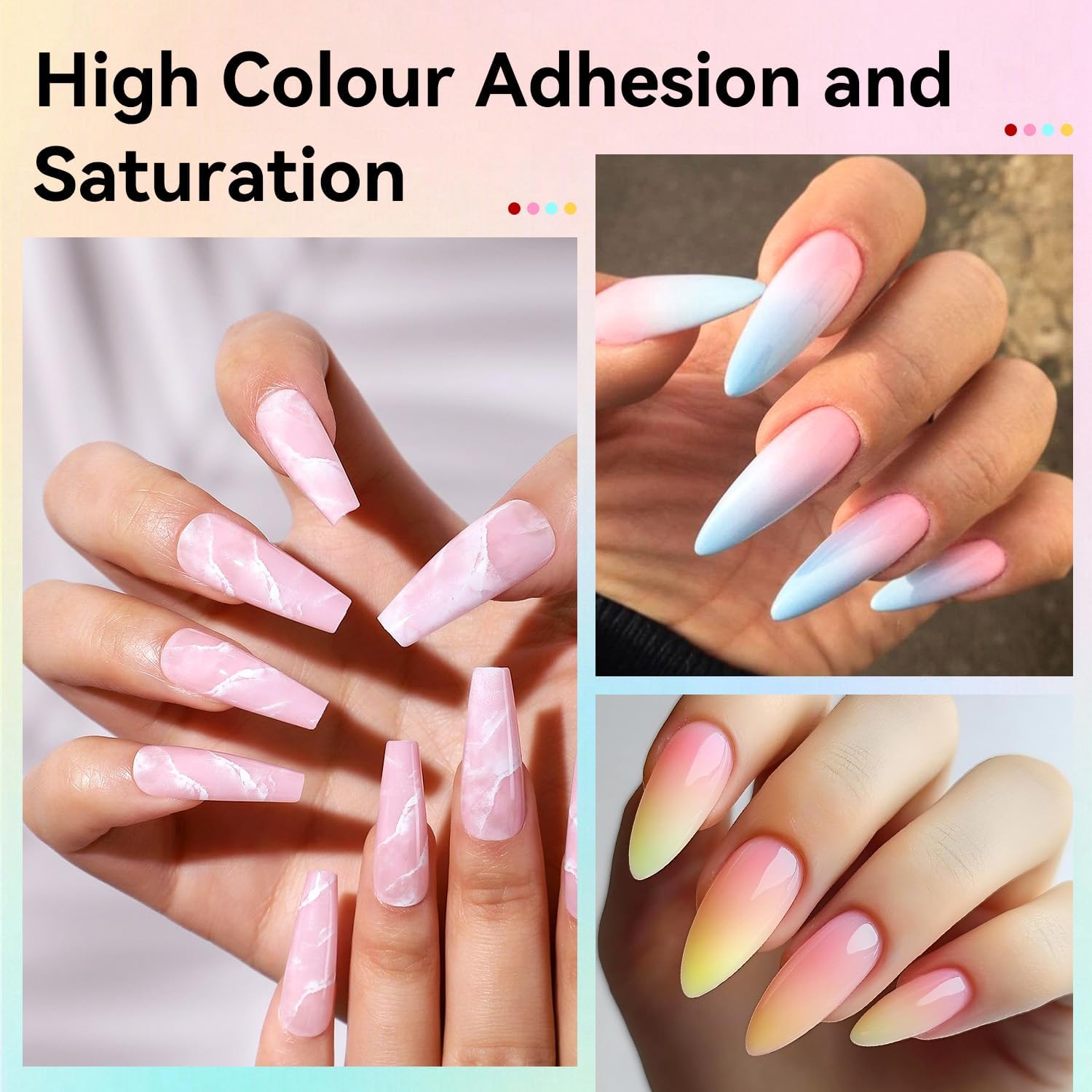 JODSONE Vernis à ongles gel aérographe, 32 couleurs, pas de dilution, forte opacité, couleurs fortement saturées, idéal pour une utilisation dans le salon à la maison