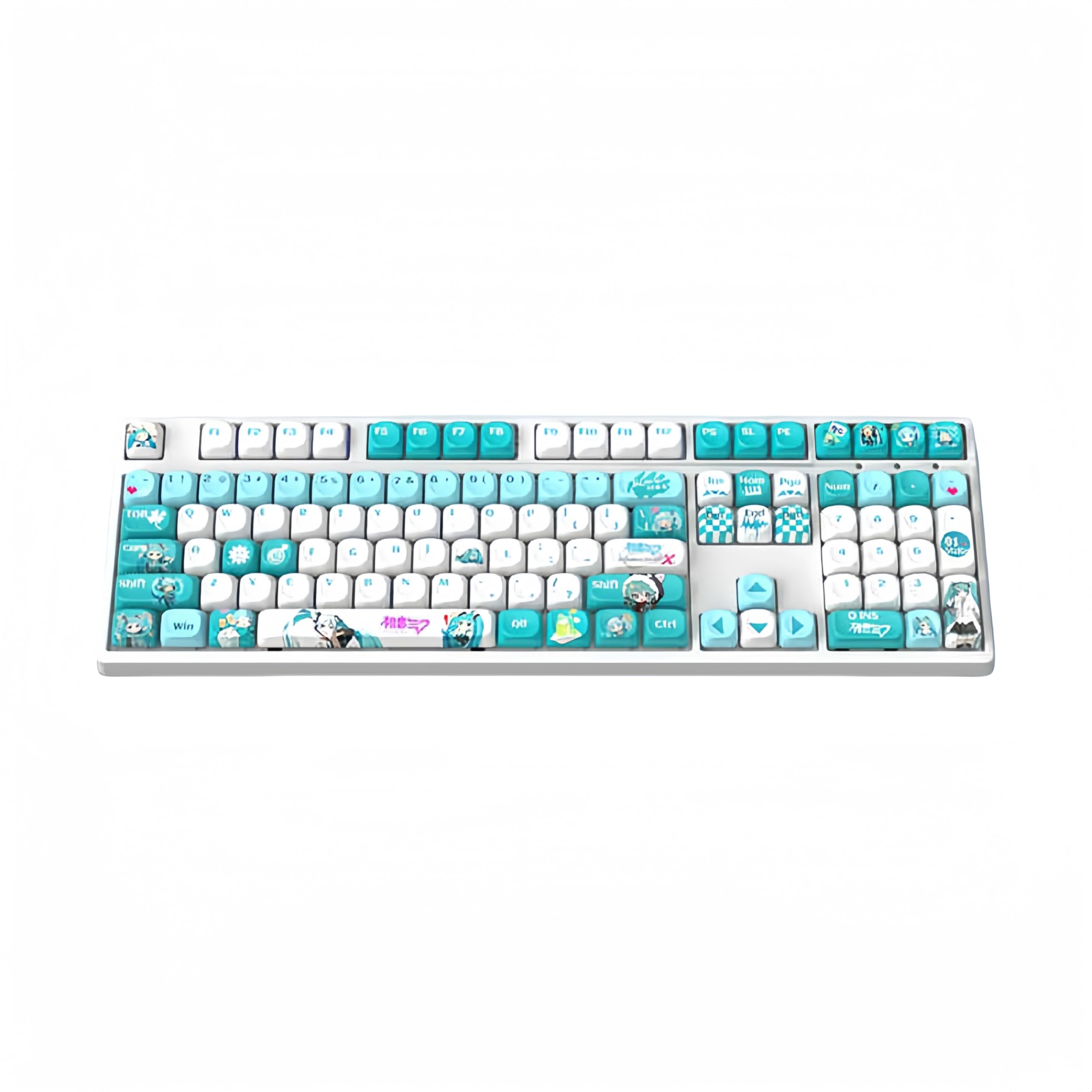 Amazon.co.jp: SHIHUA 初音ミク メカニカルキーボード Miku pbt