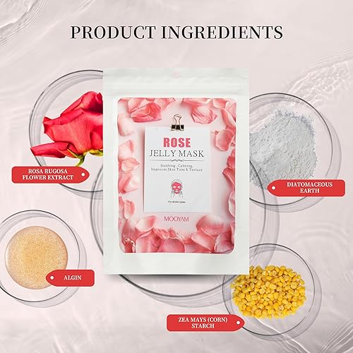 Miniatura 4 de Mascarilla facial de gelatina para el cuidado de la piel, mascarilla de gelatina en polvo para cara, mascarilla profesional para líneas finas,