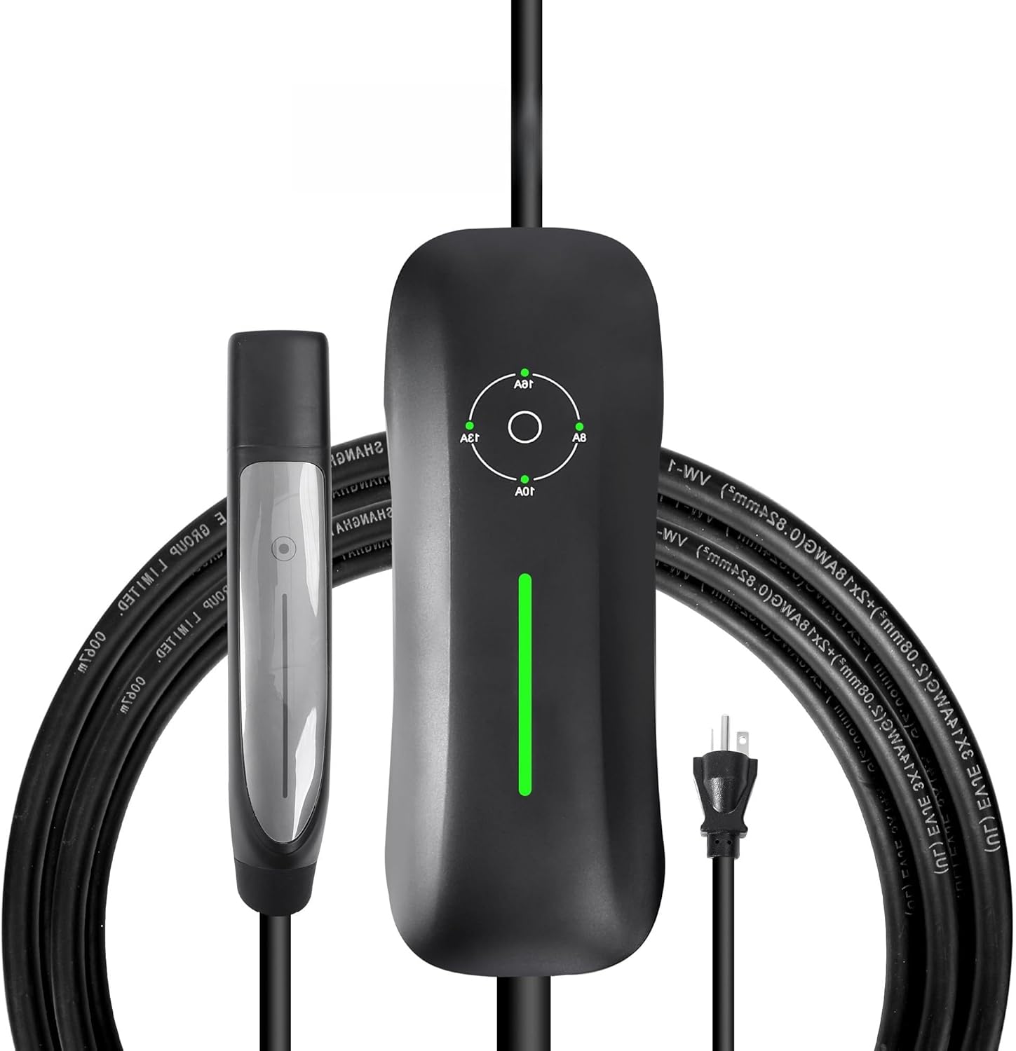 Electric Vehicle Charging Stations for Tesla,16 Amp 110V /240V Mobile Charger for Tesla NEMA 6-20 Plug NEMA 5-15 Adapter, Portable Home Charger Compatible with Models X/Y/3/S(20ft Cable)