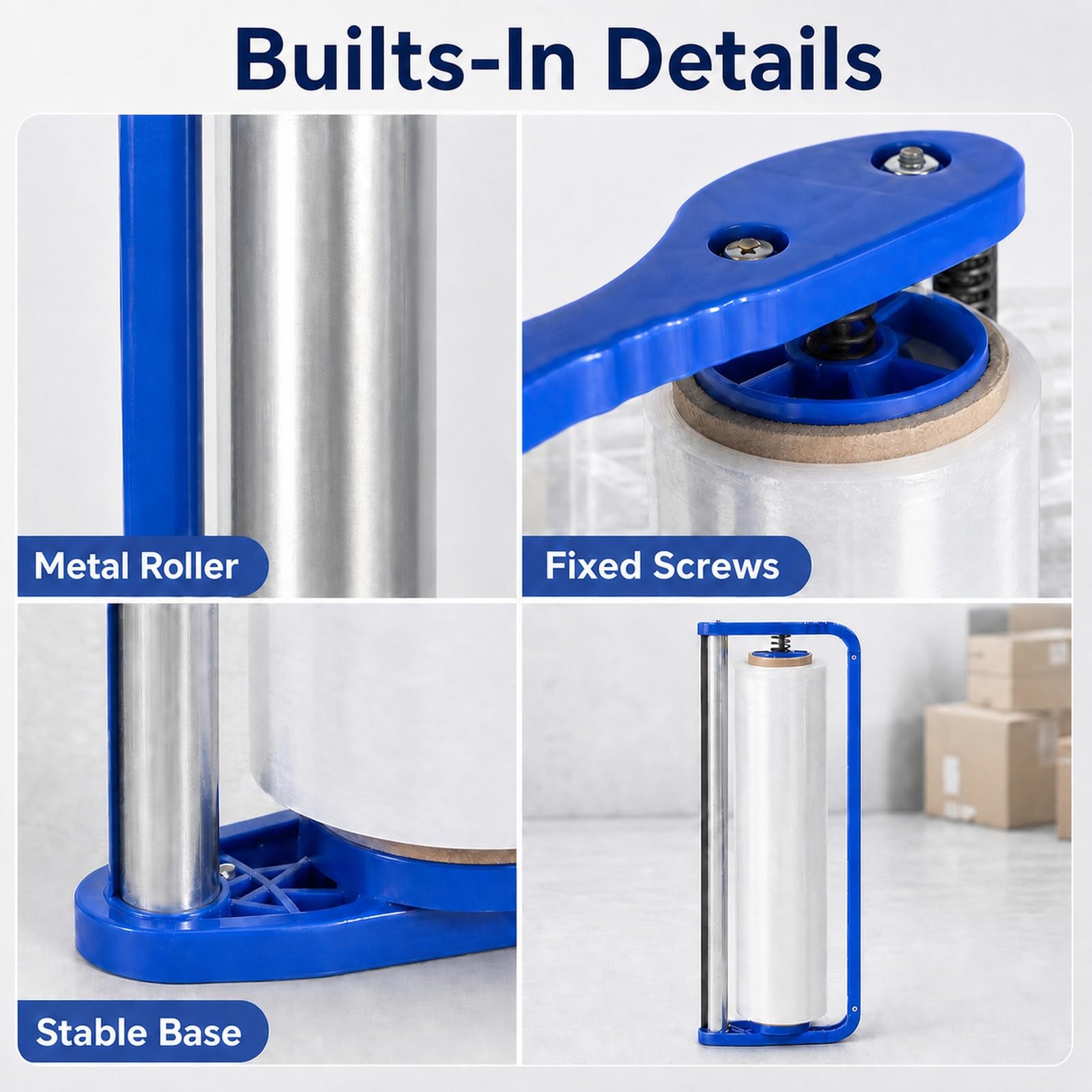 Dispenser Film Estensibile Manuale, Supporto per pellicola di imballaggio
