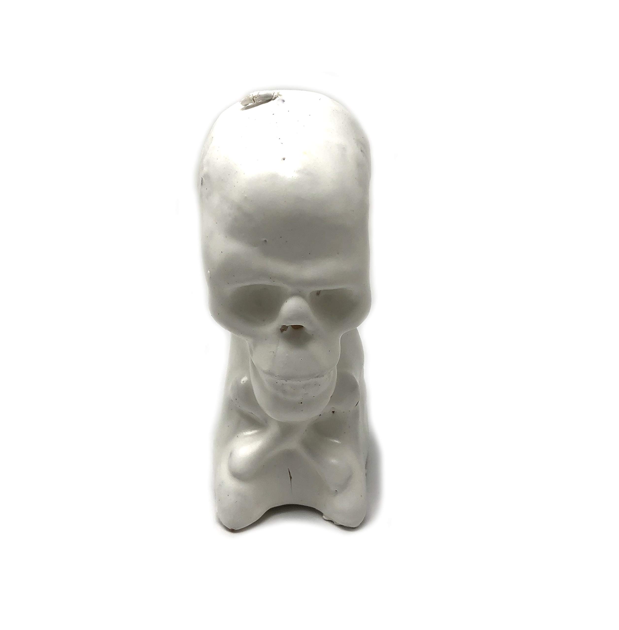 Decorative Candles Skull/Skeleton White