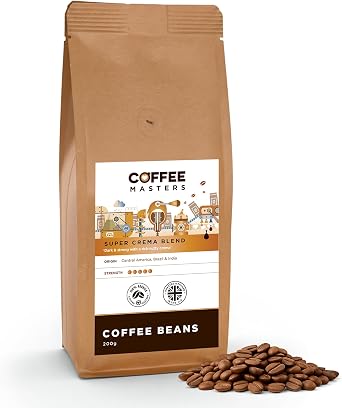 Coffee Masters Super Crema Blend Coffee Beans 200g