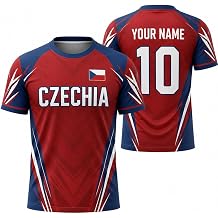 Czechia Soccer Jersey Men Women, Czechia Football Shirt, Czech Republic Pride Flag Team Uniform Match Day