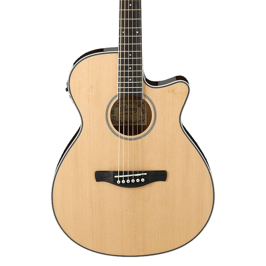 Ibanez AEG8E-NT Cutaway Semi-Acoustic Guitar With EQ