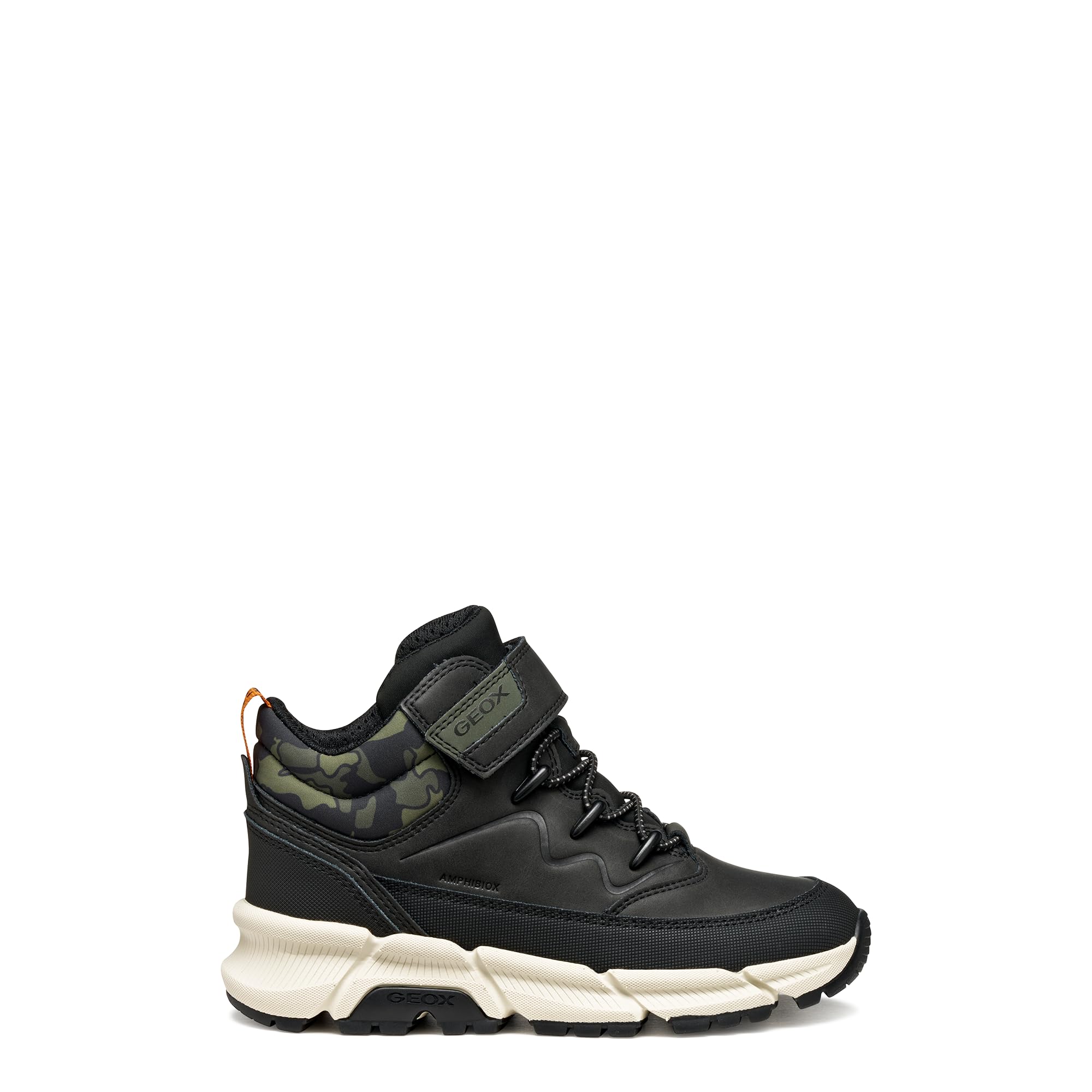 Geox Junior J Flexyper Plus Boy B Abx Ankle Boots Black/Military 30 EU