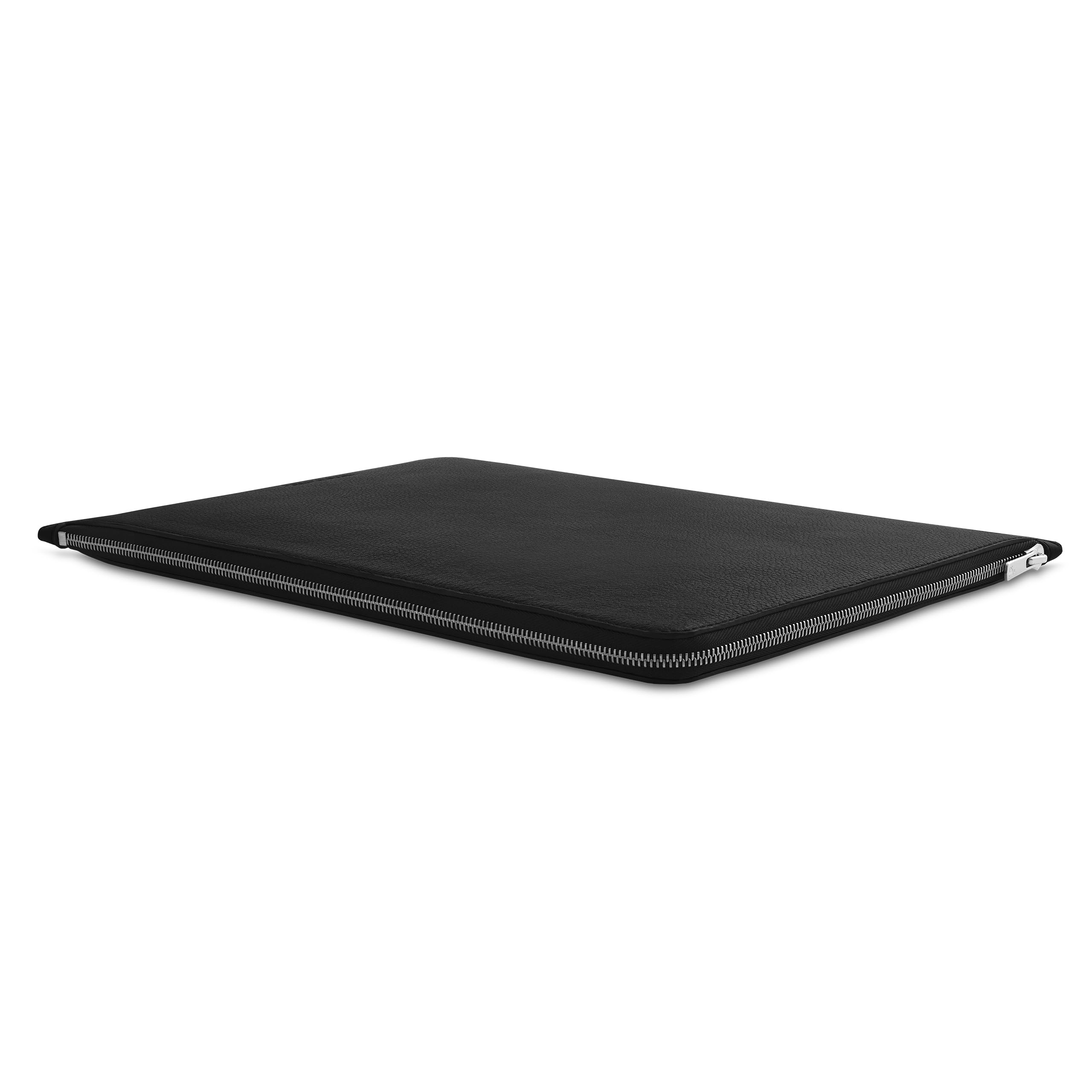 WOOLNUT Funda tipo libro para MacBook Pro 16, cremallera YKK Premium, cuero de grano completo, interior de fieltro de lana, ajuste a medida, diseño escandinavo, compatible con Apple MacBook Pro de 16