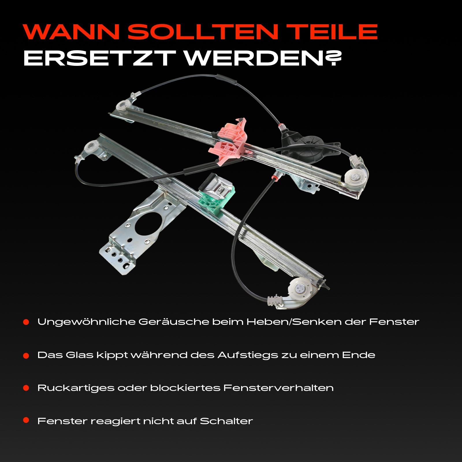 Frankberg Fensterheber Vorne Rechts Kompatibel mit Jumpy Scudo 270 Expert VF3A VF3U VF3X VF3V Bus Kasten 2007-2016 9221Z5