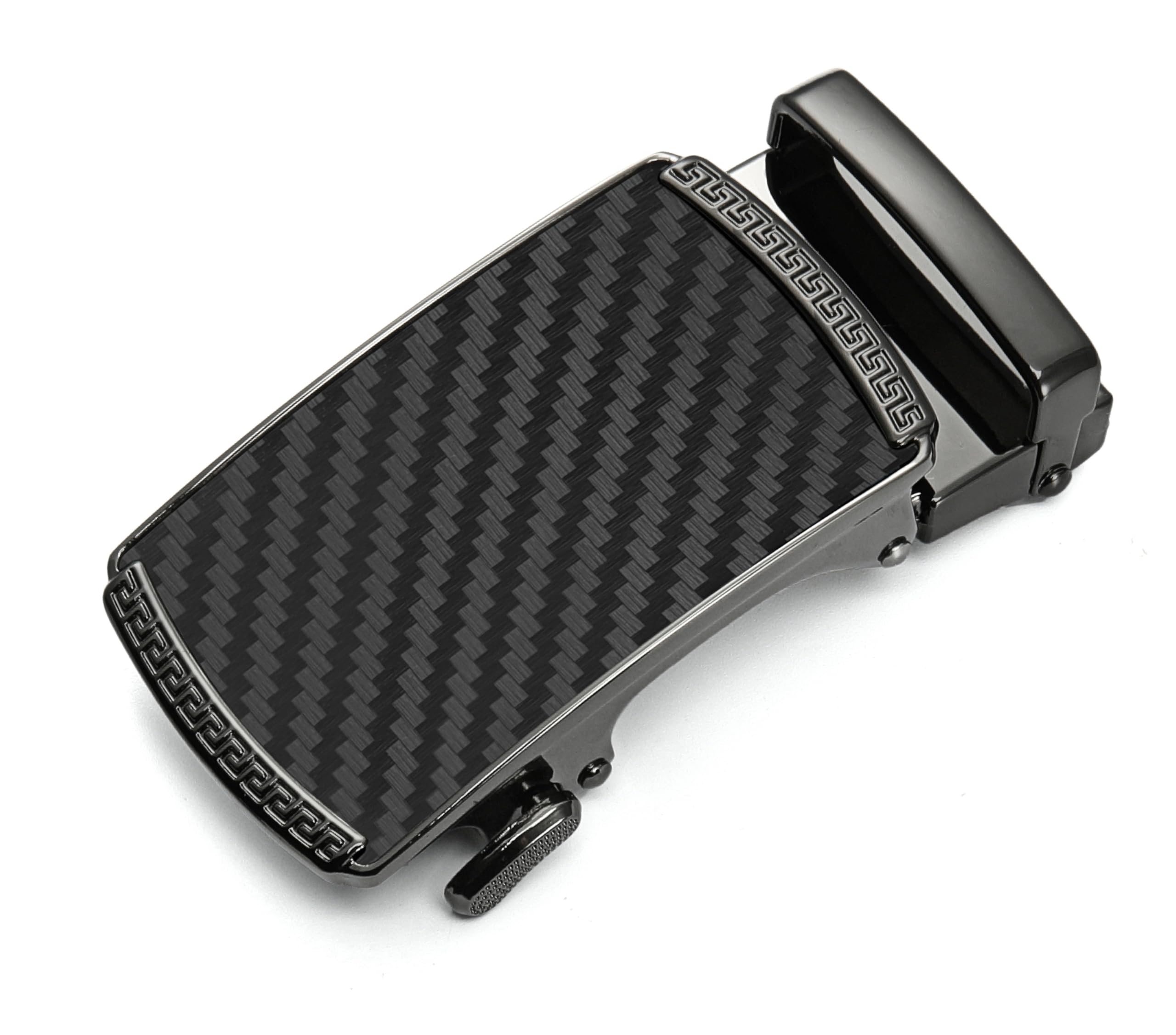 CHAOREN 40mm Ratchet Belt Buckle Only for 1 3/8 Slide Belt Strap, Automatic Click Buckle Adjustable