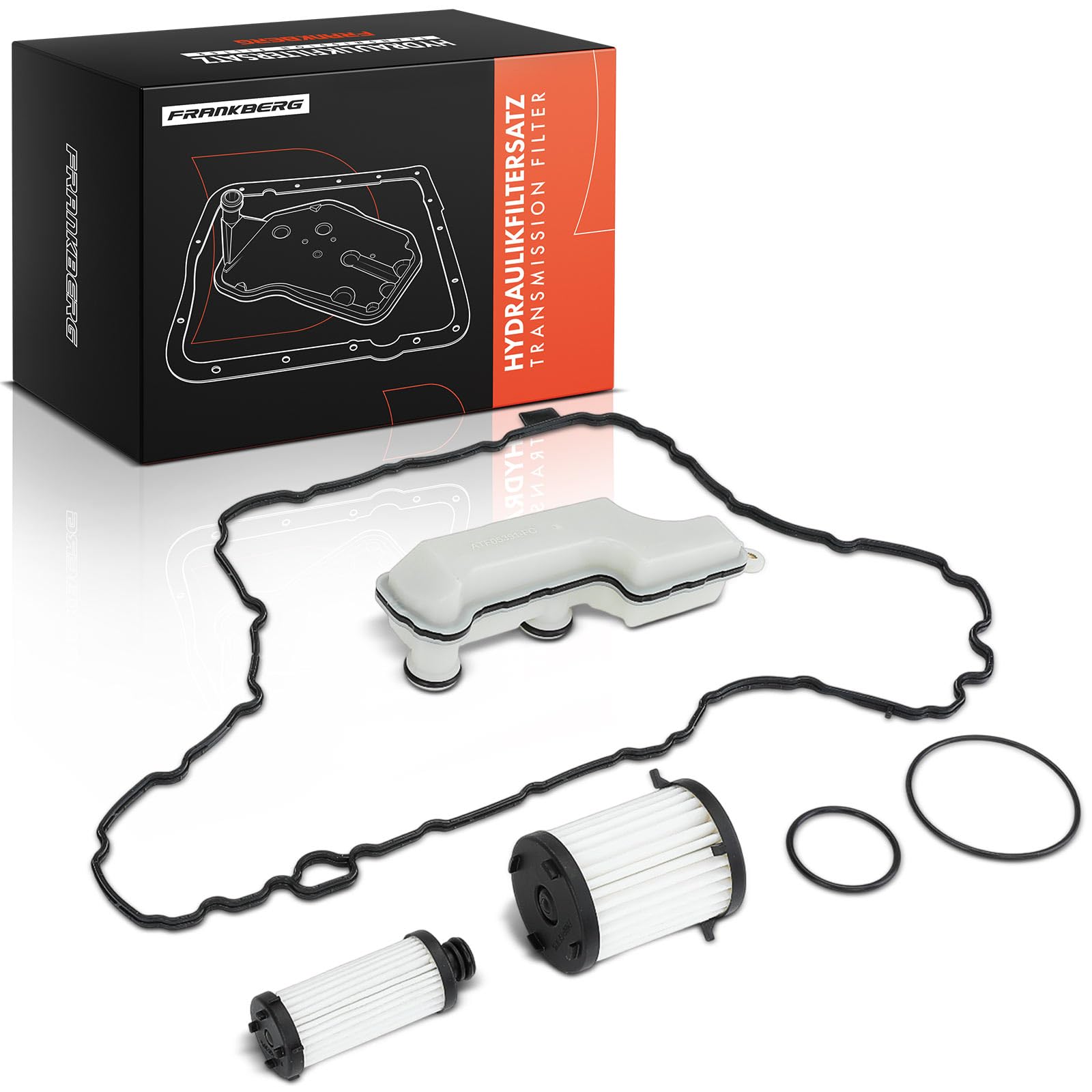 Frankberg Filtre de boîte de vitesses 3x 0CK321371A | Compatible avec: Q5 Sportback FYT, A6 Avant 4A5, A7 Sportback 4KA, A4 Avant 8W5 8 roues motrices, A6 Allroad 4AH