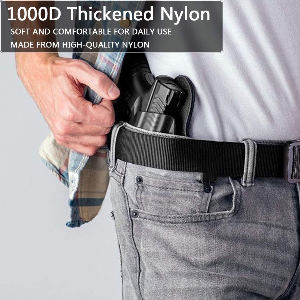 Buy MOZETO Tactical Belt Velco, 1.5" Military Nylon  Belts for Men Concealed Carry with Heavy