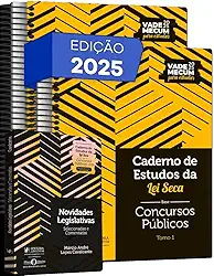 Caderno de Estudos da Lei Seca - Concursos Públicos - Vade Mecum Amarelinho 13Ed.2025