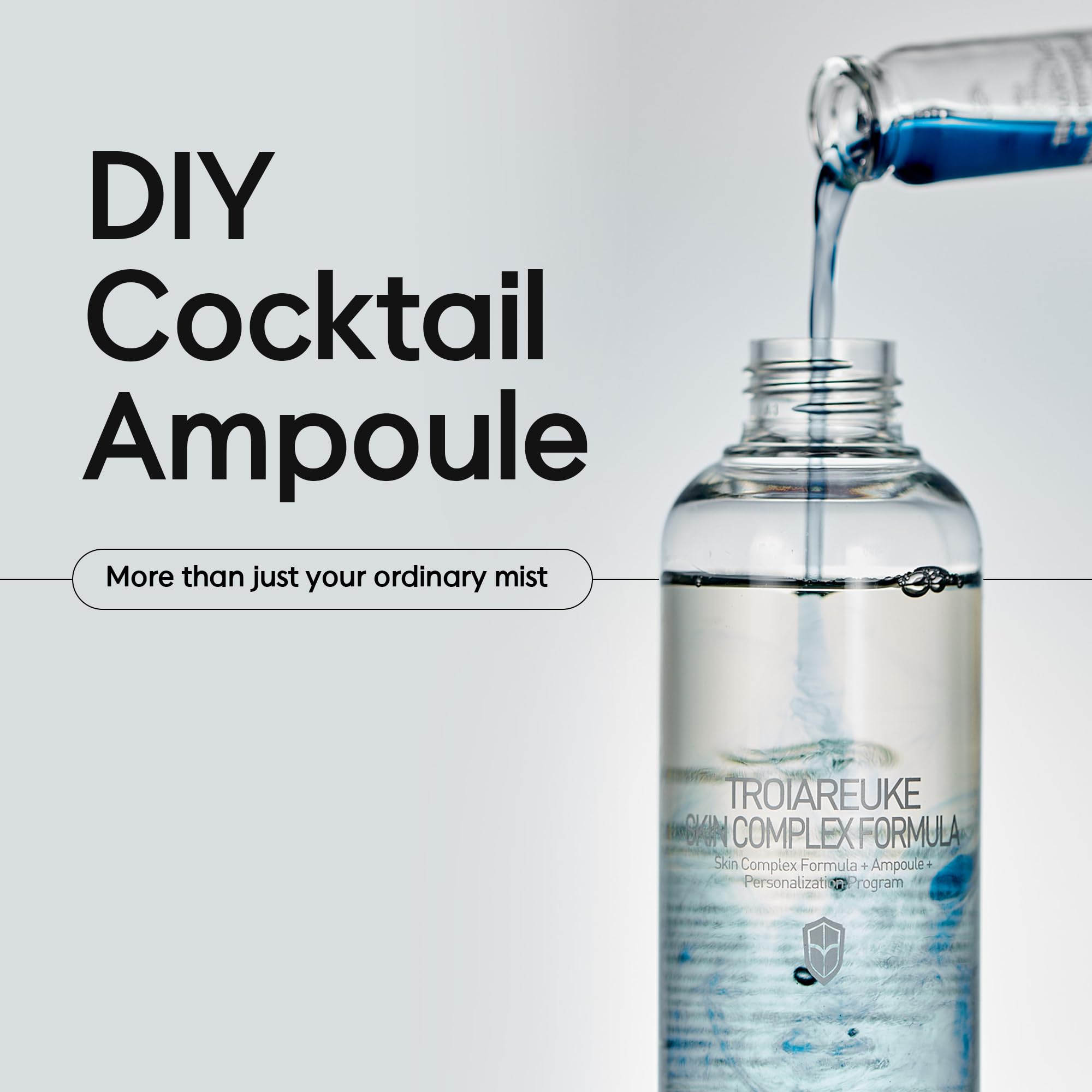 Amazon.com : TROIAREUKE H+ Cocktail Ampoule Toner (Blue, 6.76 Fl