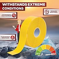 Vista 27 de XFasten Cinta autoadhesiva de silicona, para fusión 1 pulgada X 36 pies, Azul