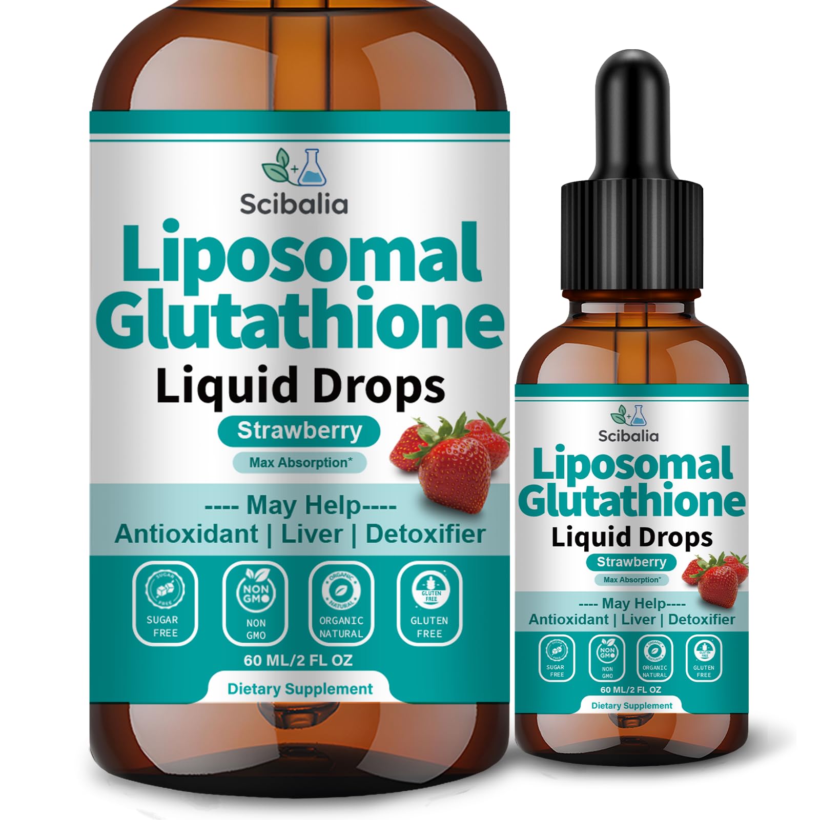 Amazon.com: Liposomal Glutathione Supplement Liquid Drops, 5-in-1 Ultra  Strength L-Glutathione 1750mg w. Milk Thistle Vitamin C NAC Alpha Lipoic  Acid for Skin Whitening Liver Detox Antioxidant Immune Brain Health :  Health &