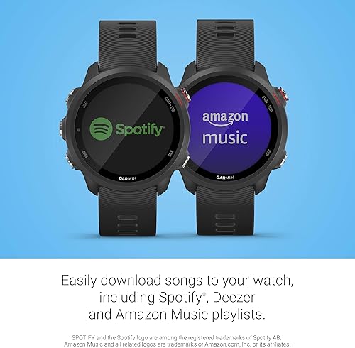 Miniatura 8 de Garmin Forerunner 245 Music, GPS Running Smartwatch with Music and Advanced Dynamics, Black (Renewed)