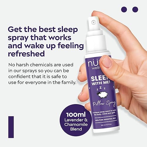 Miniatura 9 de Spray de almohada premium – Fabricado con aceites esenciales terapéuticos – Almohada de sueño profundo Spray Spray con lavanda y manzanilla – Spray