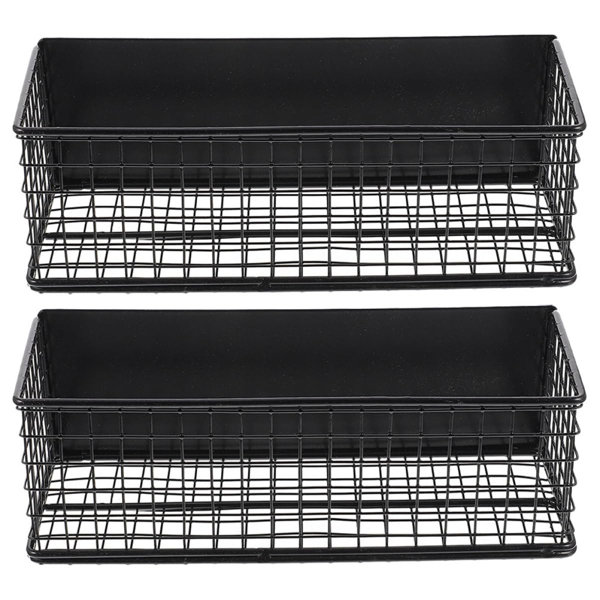 Étagère magnétique noire rangement cuisine pratique et support machine à laver