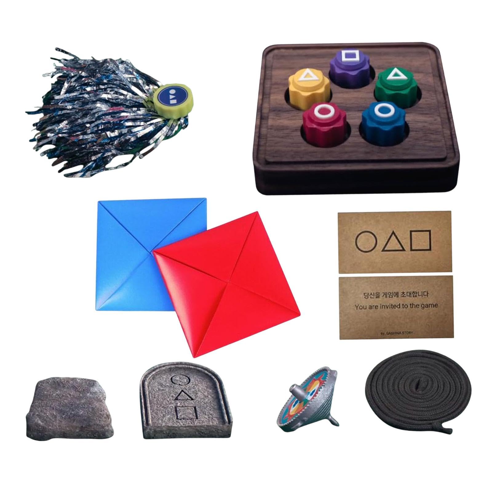 Korean Folk Game Set Portable Stone Pebbles SE for Home Family Entertainment|Korean Traditional Folk Game Set Travel Family Board Games Jegichagi Gonggi Ddakji-image-9