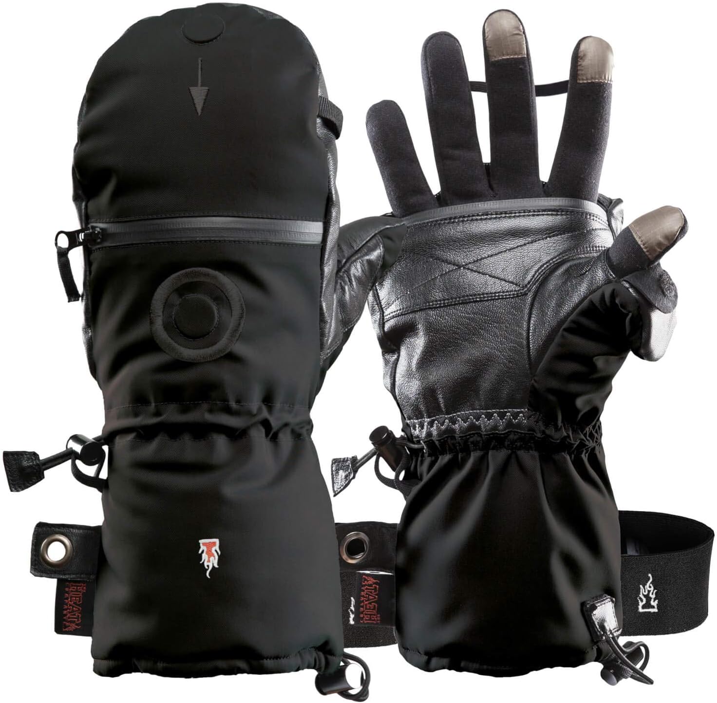 Heat 3 Smart Gloves (Black) Large Size 10 (9"-9.5")