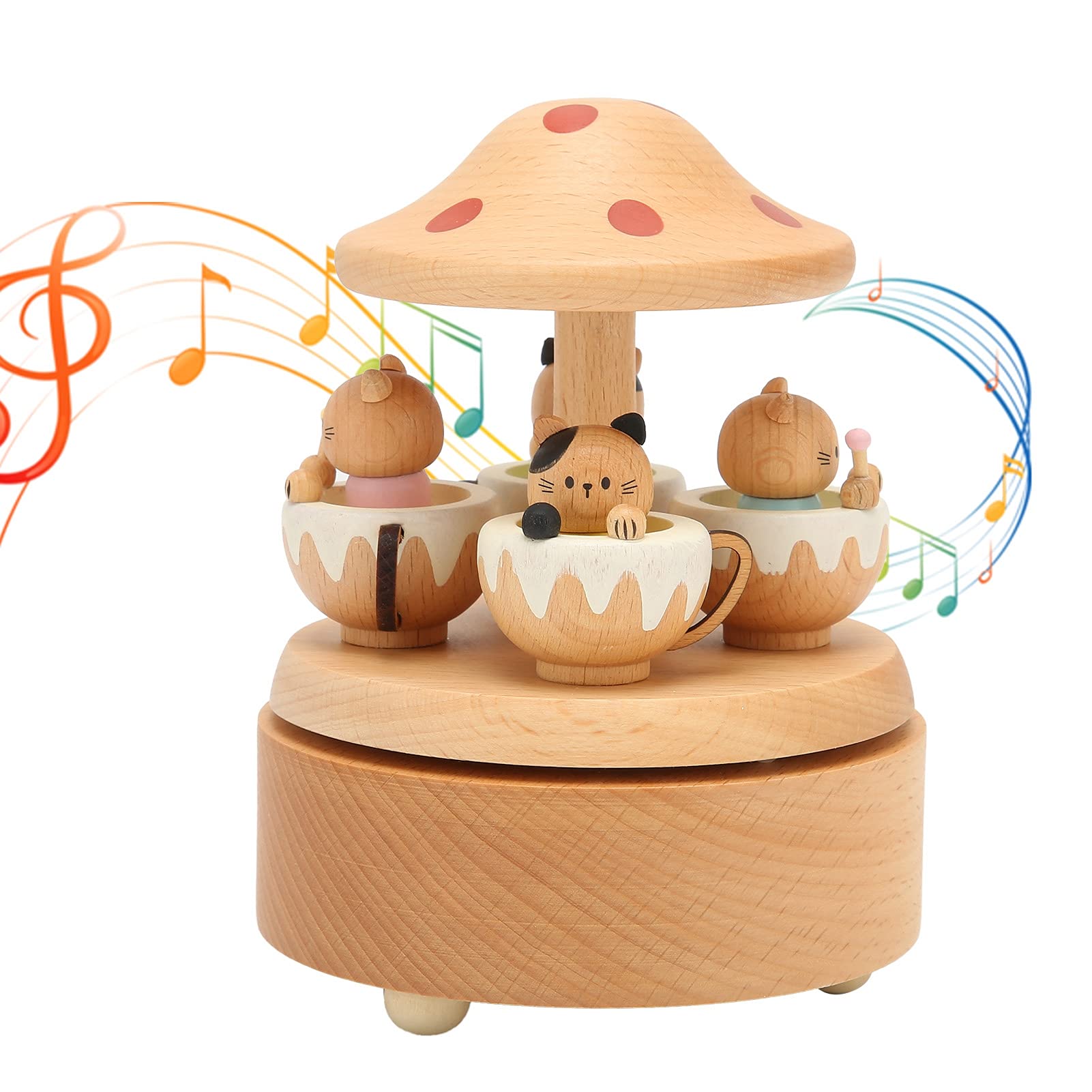 Wooden Music Box, Environmentally Friendly Music Box for Living Room for Office