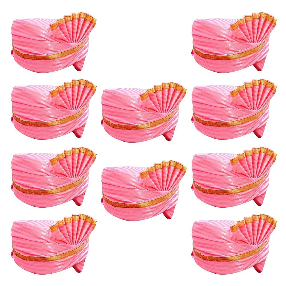 Acquie Trend Traditional Pagdi/Turban for Baratis and Guests To Celebrate Wedding/Any Other Function || UNISEX || Free Size || PACK OF 10 || (B0CFFLWQQ7) Amazon Price History, Amazon Price Tracker
