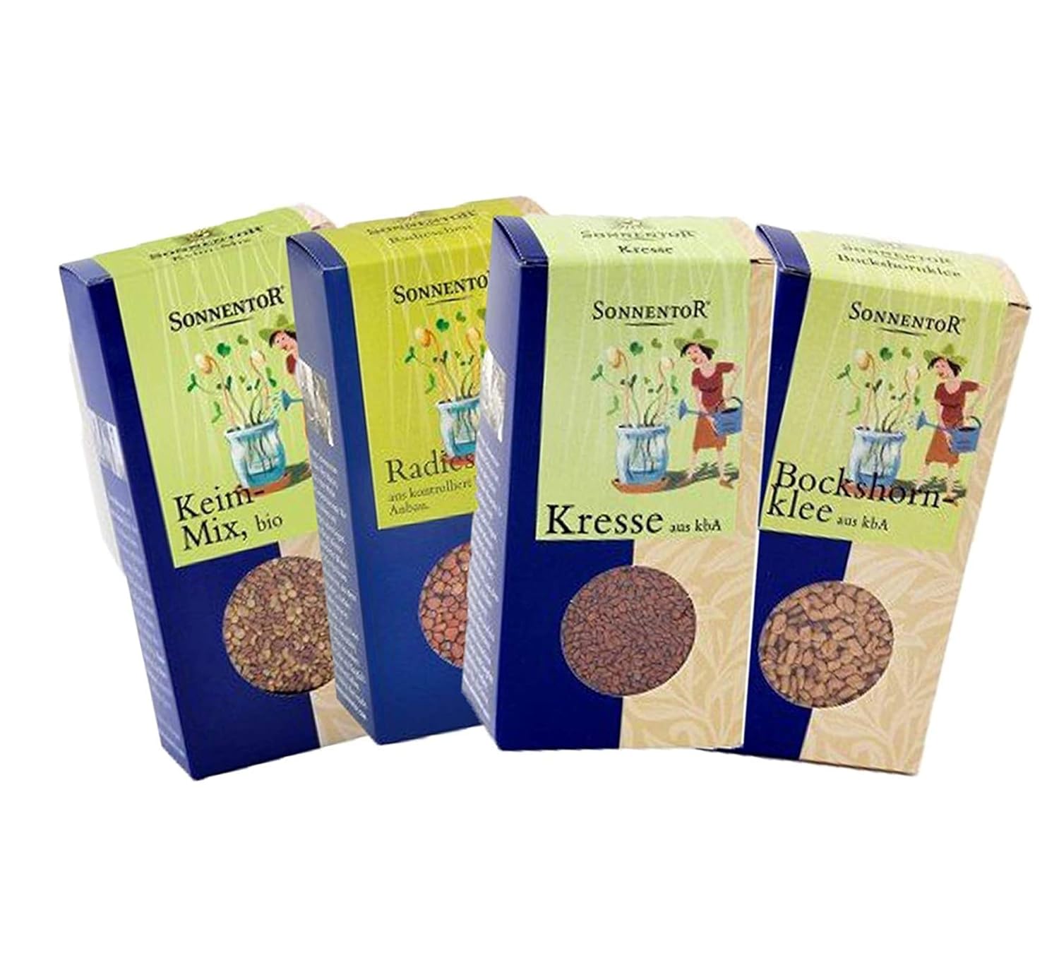Sonnentor bio Set: Kresse Keim-Mix Radieschen Bockshornklee AT ...