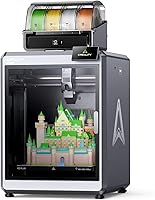 Vista 9 de Creality Impresora 3D K2 Plus, compatible con impresión multicolor CFS, impresión rápida máxima de 23.622 in/s, cámaras AI duales, nivelación