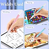 Vista 4 de Lápiz capacitivo magnético de 2 en 1 con disco para pantallas táctiles, compatible con iPhone/iPad/Android/Microsoft/Surface y todas las pantallas