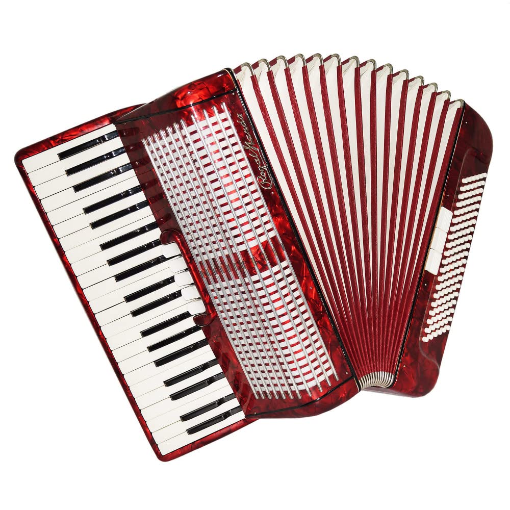 Original Royal Standard Concert Piano Accordion made in Germany New Straps 1990 Amazing and Powerful Sound Top Class