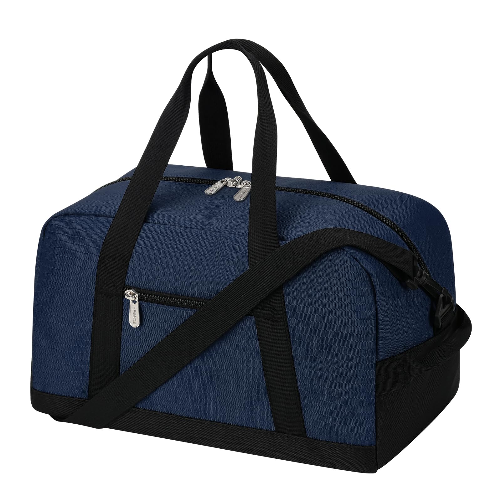 Apenze Small Gym Bag 14 inch lightweight Carry On Mini Duffel Bag for Travel Sport Navy Blue