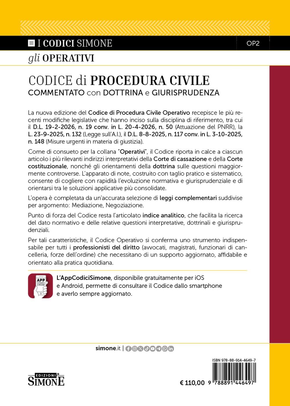 Codice di procedura civile operativo. Commentato con dottrina e giurisprudenza