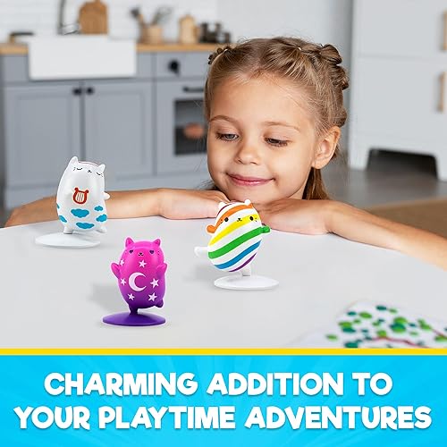 Vista 5 de Cats vs Pickles Paquete de 3 mini figuras Mini figuras para niños Figuras de animales Coleccionables de plástico para niños y adultos