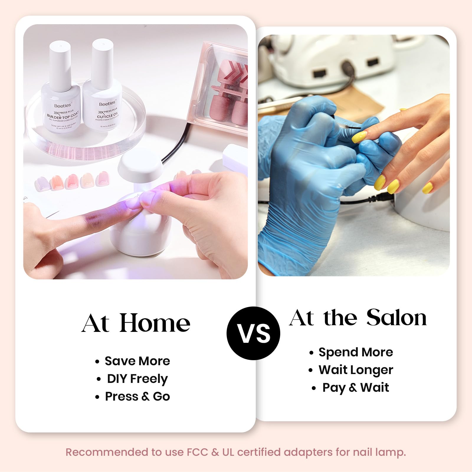 Beetles Cat Eye Press-On Nails Kit, All-in-One Manicure Set