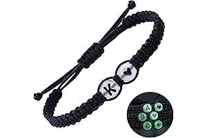 Personalized Glow In The Dark Matching Bracelets for Couples