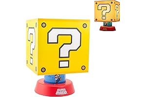 Paladone Super Mario Icon Lamp with 3 Brightness Settings and Auto Shut Off