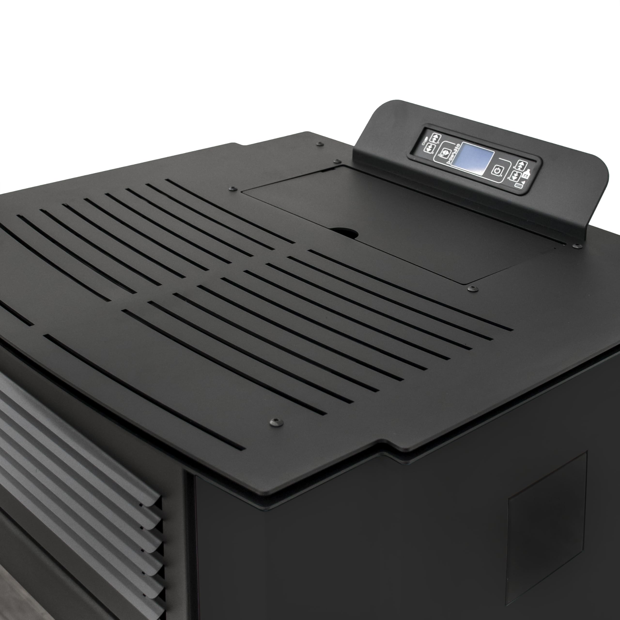 STUFE A PELLET ITALIA Colorado 15 KW | Pelletöfen Effizienz 92% Heizt 140m² Autonomie 15 Std. Programmierbar 5 Geschwindigkeiten und Leistungsstufen 24 Monate Garantie Schwarz