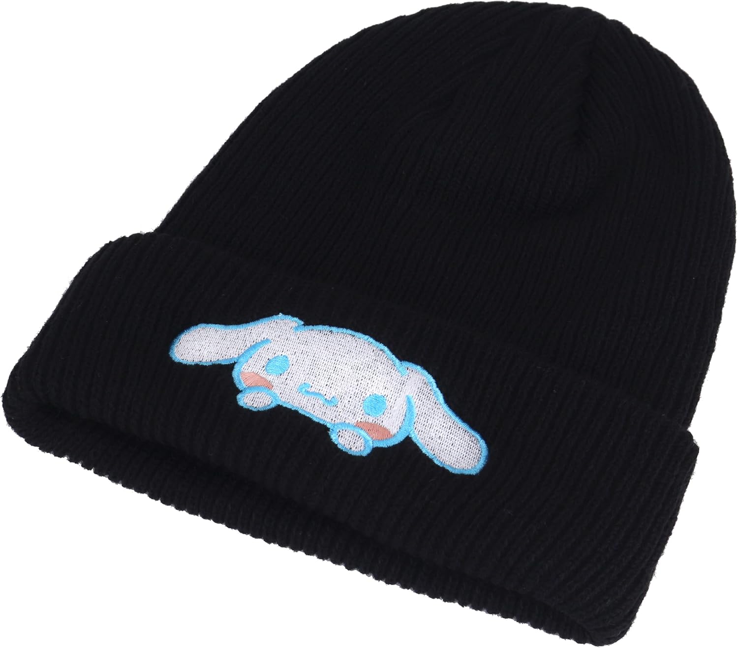 Roffatide Anime Cute Beanie Hat Kawaii Lolita JK Caps Winter Knit Hat for Boys Girls Embroidered Beanie Cap
