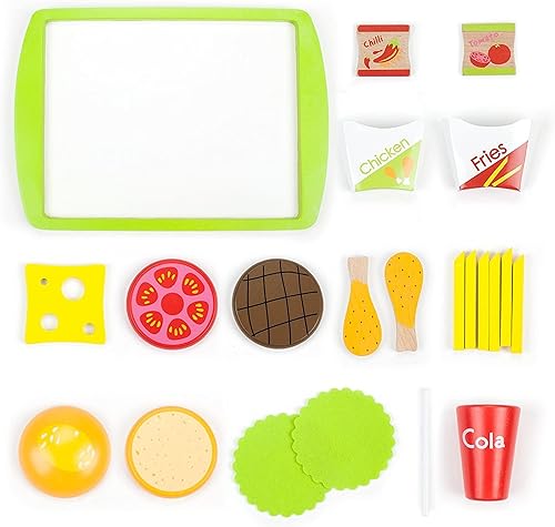 Miniatura 3 de Comida de madera, comida rápida de lujo por Imagination Generation