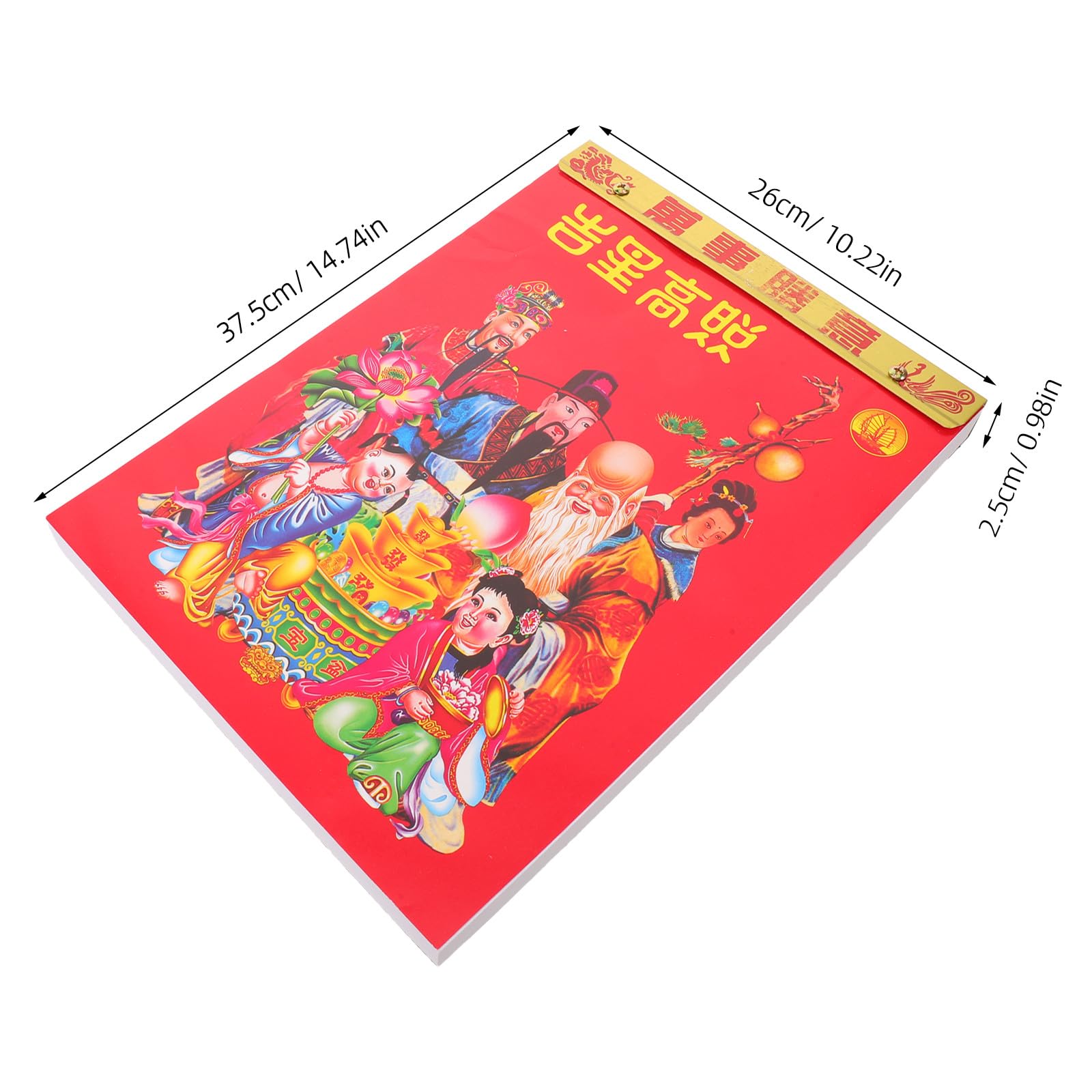 Schaf-Jahr-Kalender 2027: Traditioneller chinesischer Mondkalender für die Wand – Abreißbarer Tagesplaner – Feng-Shui-Dekoration für Zuhause und Büro – Geschenk für Schafliebhaber