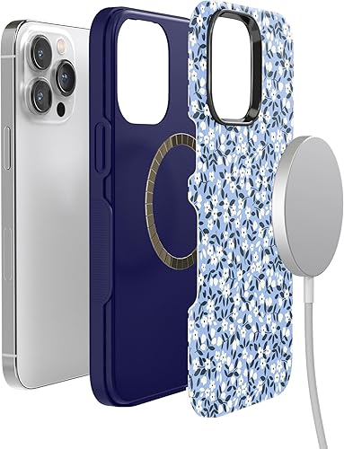 Vista 233 de Casely - Funda para iPhone 14 Pro Max, Viva La Vida, Frida Kahlo Floral Collage, compatible con MagSafe 10 Frida Kahlo Viva La Vida Collage