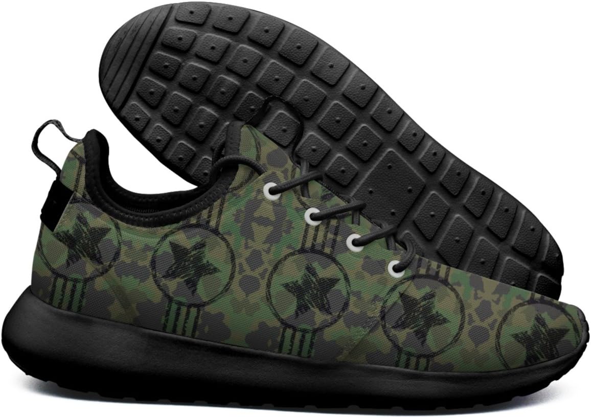 YANYANGer Lightweight Military American Camouflage Flag Man's Sports Running Shoes