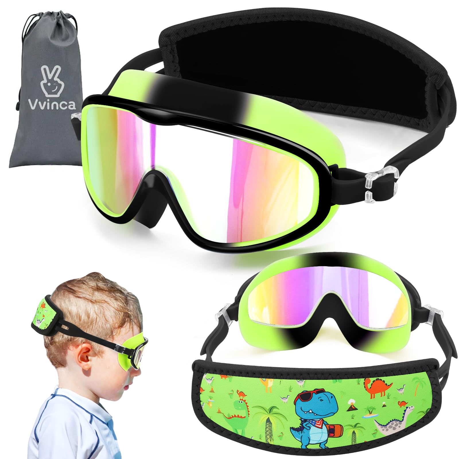 Vvinca Kids Swimming Goggles 00006
