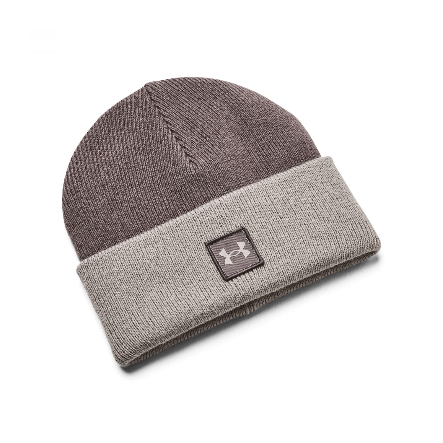Under Armour Men's UA Halftime Pom Beanie Hat, Ash Taupe, One Size