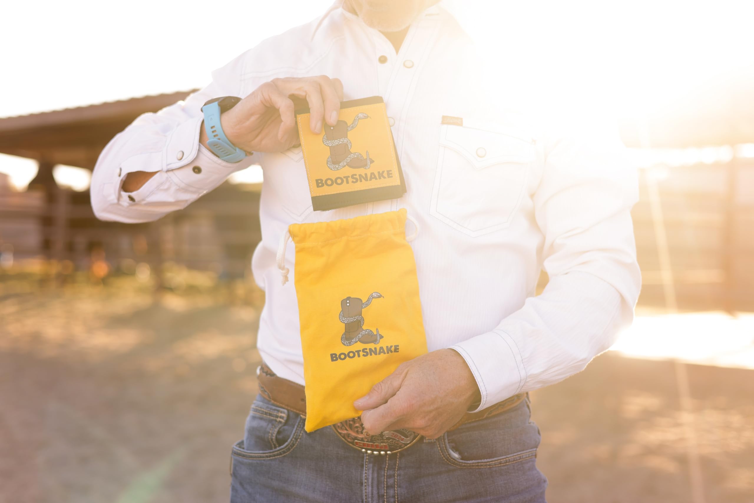 Bootsnake Cowboy Boot Accessory Strap, Reduces Boot Lines, Keeps Pant Legs Smooth, Blocks Dirt and Debris - 5