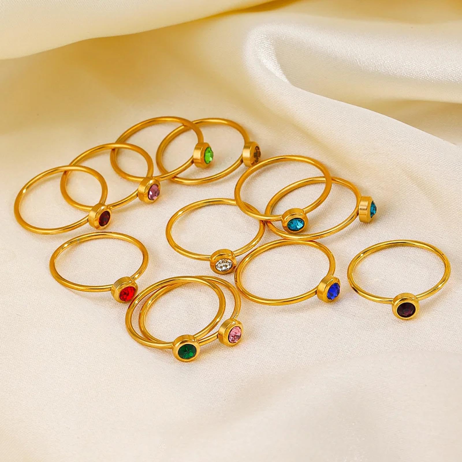 Ringe Ringschmuck Damen Herren Schlichter Ring für Damen Schmuck