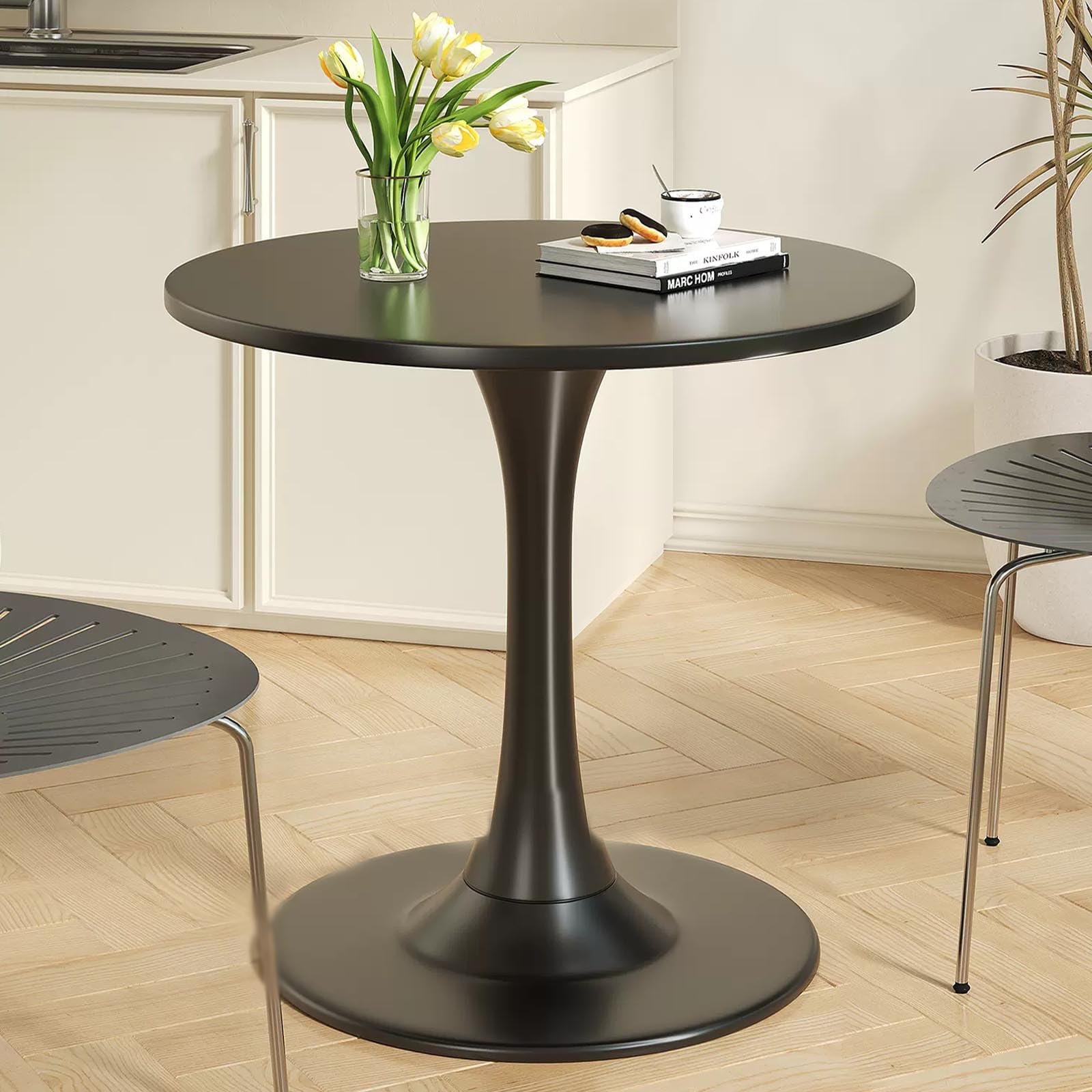 Table basse ronde en bois pour vos moments café dans le salon